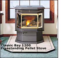 Classic Bay 1200 Freestanding Pellet Stove