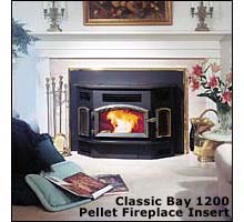 Classic Bay 1200 Pellet Fireplace Insert