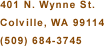 401 N. Wynne St. Colville, WA 99114 (509) 684-3745